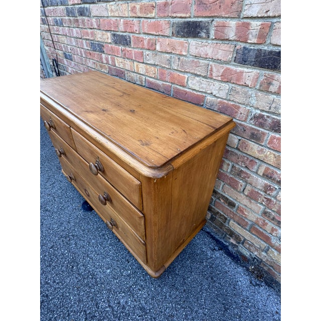 19th Century English Pine Chest of Drawers For Sale - Image 14 of 15