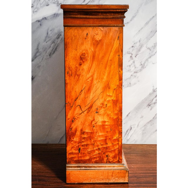 Amazing Antique Wellington Cabinet 19th Century English Wooden 10 Drawer Chest Collector Storage English Home Decor For Sale - Image 12 of 17
