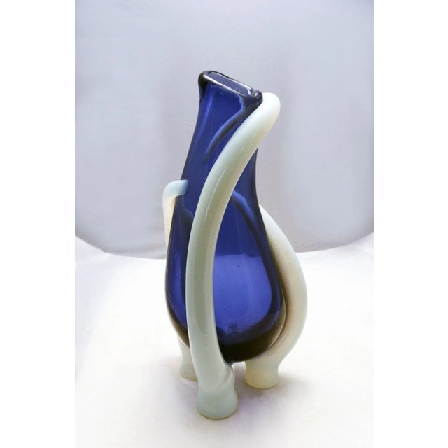 This sculpture vase was designed by Claire Falkenstein for Vetrerie Salviati Murano in 1972 in occasion of the 'Biennale...