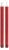 FIA Wick Red Taper Candle (Set of 2) For Sale