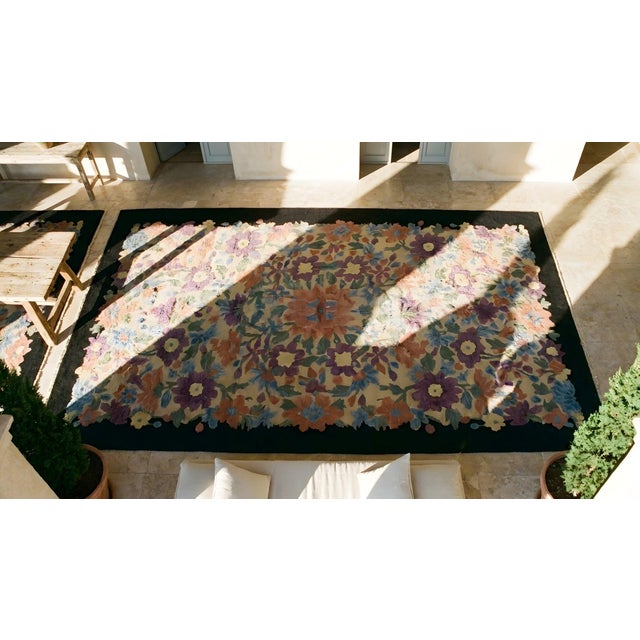 1920s Pair of Chinese Art Deco Rugs For Sale - Image 12 of 12