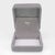 Modern Ribbon Pendant With Earth Mined Diamonds: Solid 14k White Gold - Fine Jewelry For Sale - Image 3 of 8