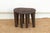 African Round Artisanal African Side Table For Sale - Image 3 of 7