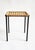 Mid-century rattan & iron side table, carl auböck this exquisite modernist-minimalist side table designed by carl auböck...