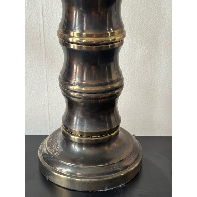 Metal Vintage 60’s Stiffel Brass Table Lamp For Sale - Image 7 of 7