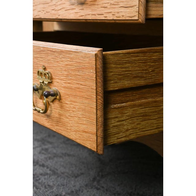 Vintage 1970s Danish Oak Sideboard in the Style of Henning Kjærnulf For Sale In Philadelphia - Image 6 of 14