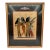 Vintage Late 20th Century Hand-Painted Egyptian Papyrus "Musicians of Amun"-Framed For Sale