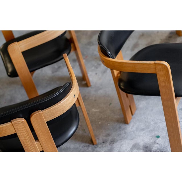 Italian Dining Chairs, 1970s, Set of 6 For Sale - Image 3 of 8