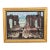 Jan Hoowij (1907–1987) Signed Mid-Century Oil on Panel Painting of Classical Roman Ruins in Gilt Frame For Sale