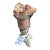 Celestial Meets the Sea Shell and Angel Adorned Vase-Coastal Art Sculpture For Sale
