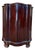 Napoleon III Curved Corner Buffet in Flamed Mahogany For Sale