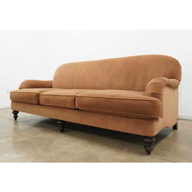 2000 - 2009 Vintage Ralph Lauren English Roll Arm Sofa For Sale - Image 5 of 15