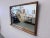 Large Drexel wall mirror with bottom ledge and brass trim. Unique design that I have not seen before! Came with a complete...