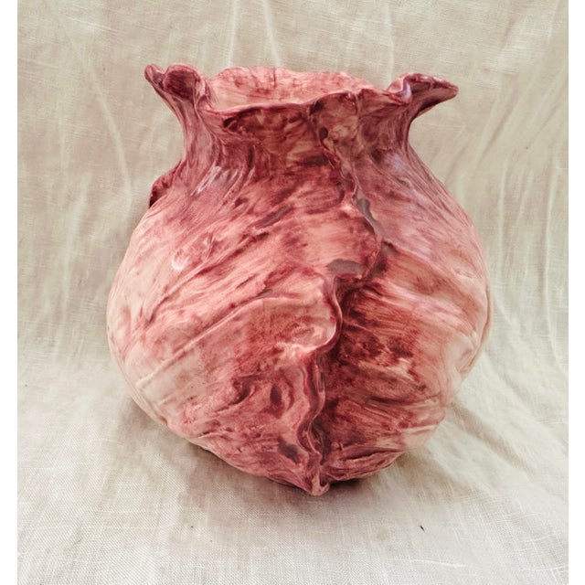 Vintage Fitz & Floyd Pink Cabbage Vase, perfect to mix and match with other cabbage collections. I have many other cabbage...