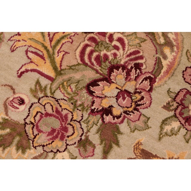 Art Nouveau 1990's William Morris Wool Rug 6"x9" For Sale - Image 4 of 9