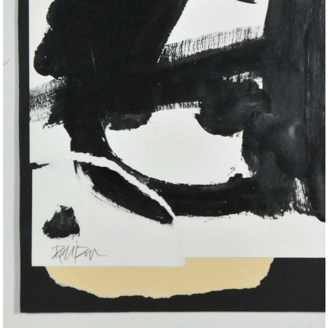 An acrylic, organic, contemporary, abstract, collage by Robbie Kemper. Kemper studied Design at the University of...