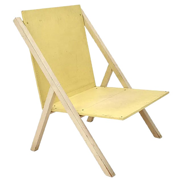 Mid-Century Dutch Prototype Salon Chair by Gerrit Rietveld Jr., 1955 For Sale