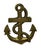 Solid Vintage Brass Ship Anchor Door Knocker — Nautical 4” Tall For Sale - Image 12 of 12