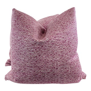 Fermoie "Popple" in Pink 22" Pillows-A Pair For Sale