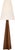 Modern Kelly Wearstler by Visual Comfort Signature Crue 66" Floor Lamp in Natural Walnut with Linen Shade For Sale - Image 3 of 3