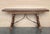 20th Century Spanish Console Fold Out Table with Iron Stretcher For Sale - Image 16 of 18