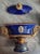 1920s Mantelpiece in Cobalt Blue and Gold Ceramic, 1920s-1930s, Set of 3 For Sale - Image 5 of 9