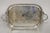 Vintage Victorian Silver Plated Regency Twin Handle Bar Platter Serving Tray For Sale - Image 11 of 11