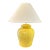 Palm Beach Hollywood Regency Yellow Ginger Jar Lamp With Custom Shade For Sale