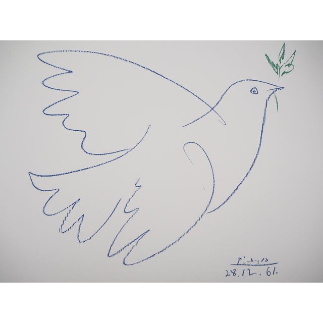 Pablo Picasso, La colombe de la Paix, Lithograph For Sale - Image 3 of 7