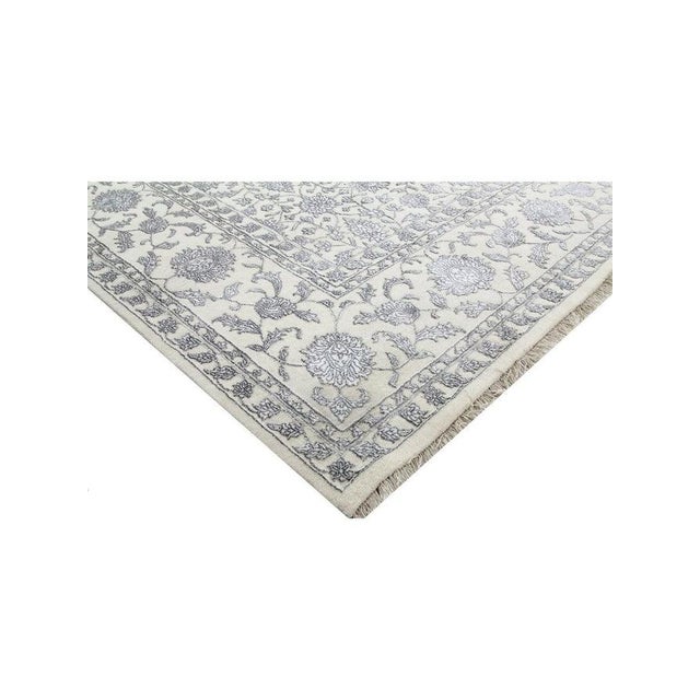 1990s 1990s Handwoven Transitional Tabriz Style Area Rug 9 X 12 For Sale - Image 5 of 10