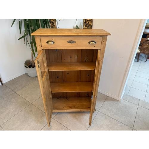Brown Rustic Vertico Cabinet in Softwood For Sale - Image 8 of 13