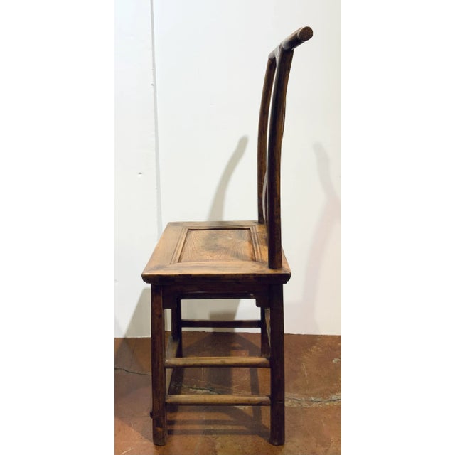 Antique Asian Wood Side Chairs Pair For Sale In Atlanta - Image 6 of 8