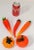 Glass 1980 Blown Murano Style Art Glass Set 5 Fruit and Vegetables Italy Mid-Century Modern For Sale - Image 7 of 13