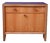 Vintage Bedside Table in Two-Tone Wood, 1950s For Sale