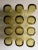 Late 20th Century Tall Yellow Textured Tumbler Glasses - Set of 12 For Sale - Image 4 of 10