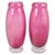 1990s Pink Art Glass Vases from Chribska Glassworks, 1990s, Set of 2 For Sale - Image 5 of 5
