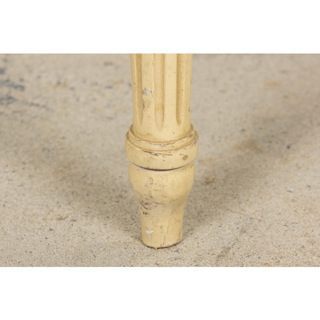 French Louis XVI Style Painted Cane Armchairs - Set of 6 For Sale - Image 12 of 18