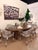 Interlude Home Inc. Resin Wicker and Wood Dining Chair For Sale In West Palm - Image 6 of 8