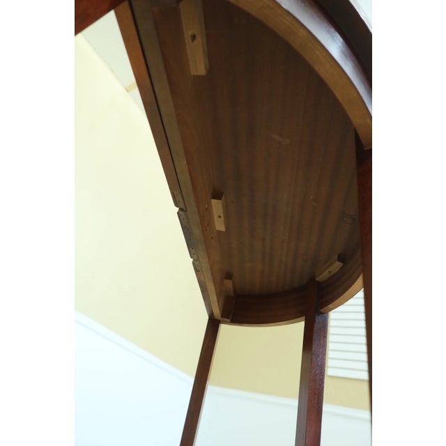 English Adam Style Paint Decorated Flip Top Hall Card Table For Sale - Image 9 of 13