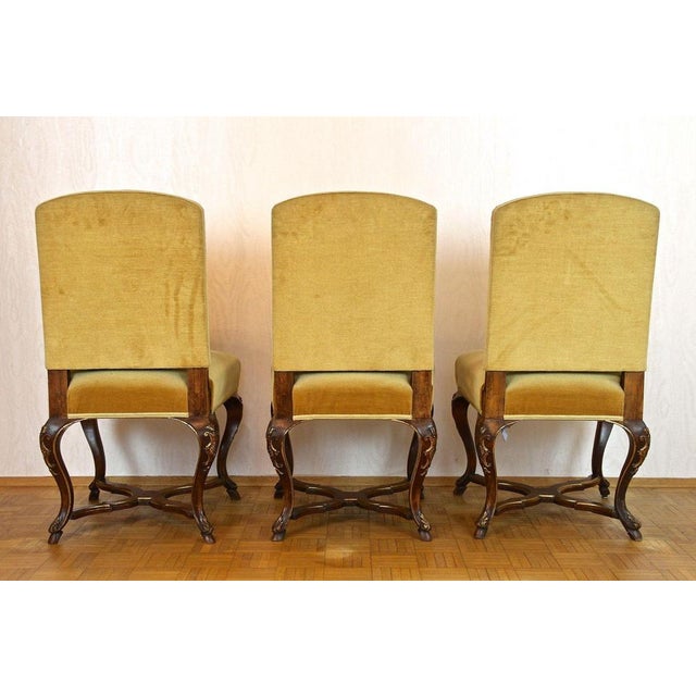 18th Century Baroque Dining Chairs with Gilt Accents, Italy, 1790, Set of 6 For Sale - Image 12 of 16