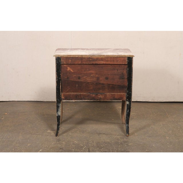 18th Century French Classical Two-Tone Marble Top Chest For Sale - Image 9 of 12