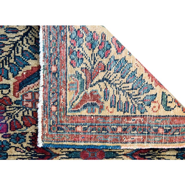 Early 20th Century Persian Dargazine Rug For Sale - Image 14 of 15