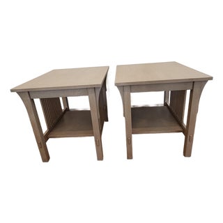 Pair of 2 Stickley End Tables For Sale