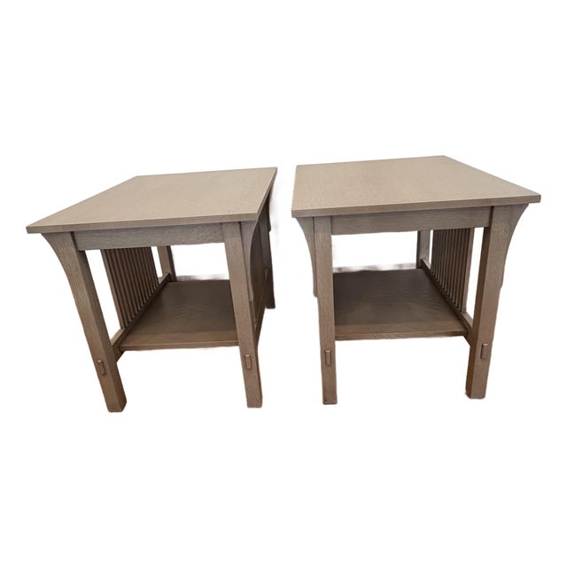 Pair of 2 Stickley End Tables For Sale