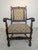 Antique Armchair in Oak Wood with Springs For Sale - Image 6 of 18