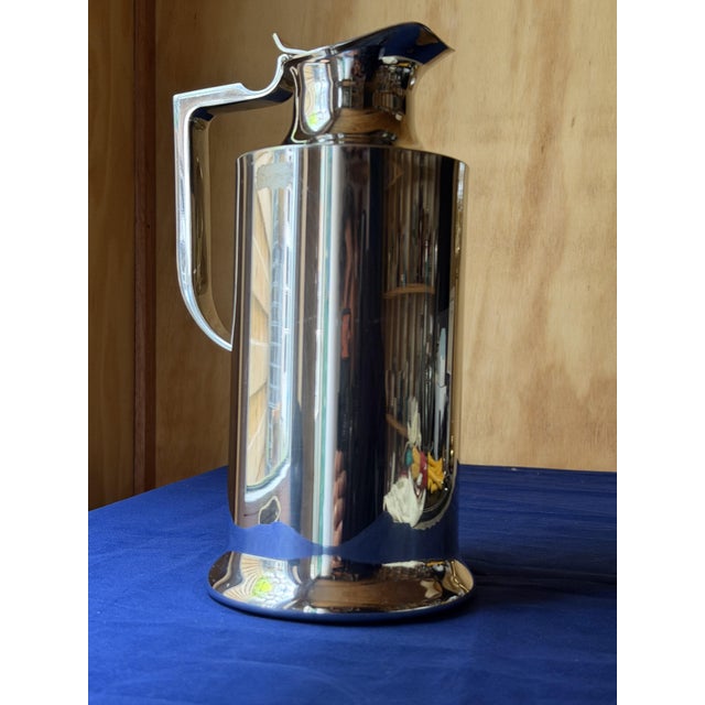 Large Vintage Stainless Steel Pitcher, 1989 For Sale - Image 7 of 15