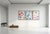 Details: Title: Primary Color Curves V Medium: Acrylic on Paper Size: 40x83 inches (each panel measures 40x28 inches),...