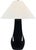 Modern Chapman & Myers by Visual Comfort Signature Cabazon 30" Table Lamp in Raven Black with Linen Shade For Sale - Image 3 of 3