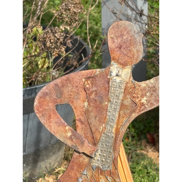 Mid 20th Century 20th Century Artisan Steel Figure of a Gentleman For Sale - Image 5 of 9