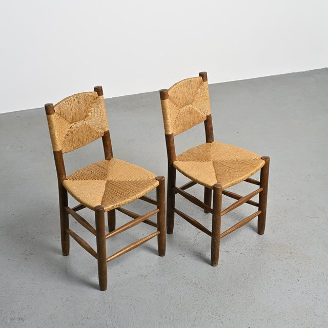 Bauche Chairs by Charlotte Perriand for Steph Simon, 1950, Set of 2 For Sale - Image 11 of 16